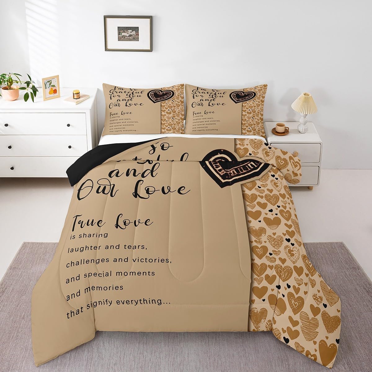 Erosebridal Pink Butterfly Bedding Set Twin Boho Girly Pink Floral Comforter for Girls Kids Women Inspirational Quotes Duvet Insert Bible Verse Colorful Bohemian Rose Flower Bed Sets