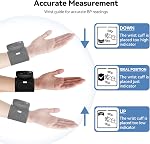 Checkme Machine de pression artérielle pour usage domestique, moniteur de pression sanguine Bluetooth, numérique LCD Affichage BP Moniteur avec diffusion vocale, Cuff de pression artérielle réglable 5,3-8.5 pouce, Compatible APP