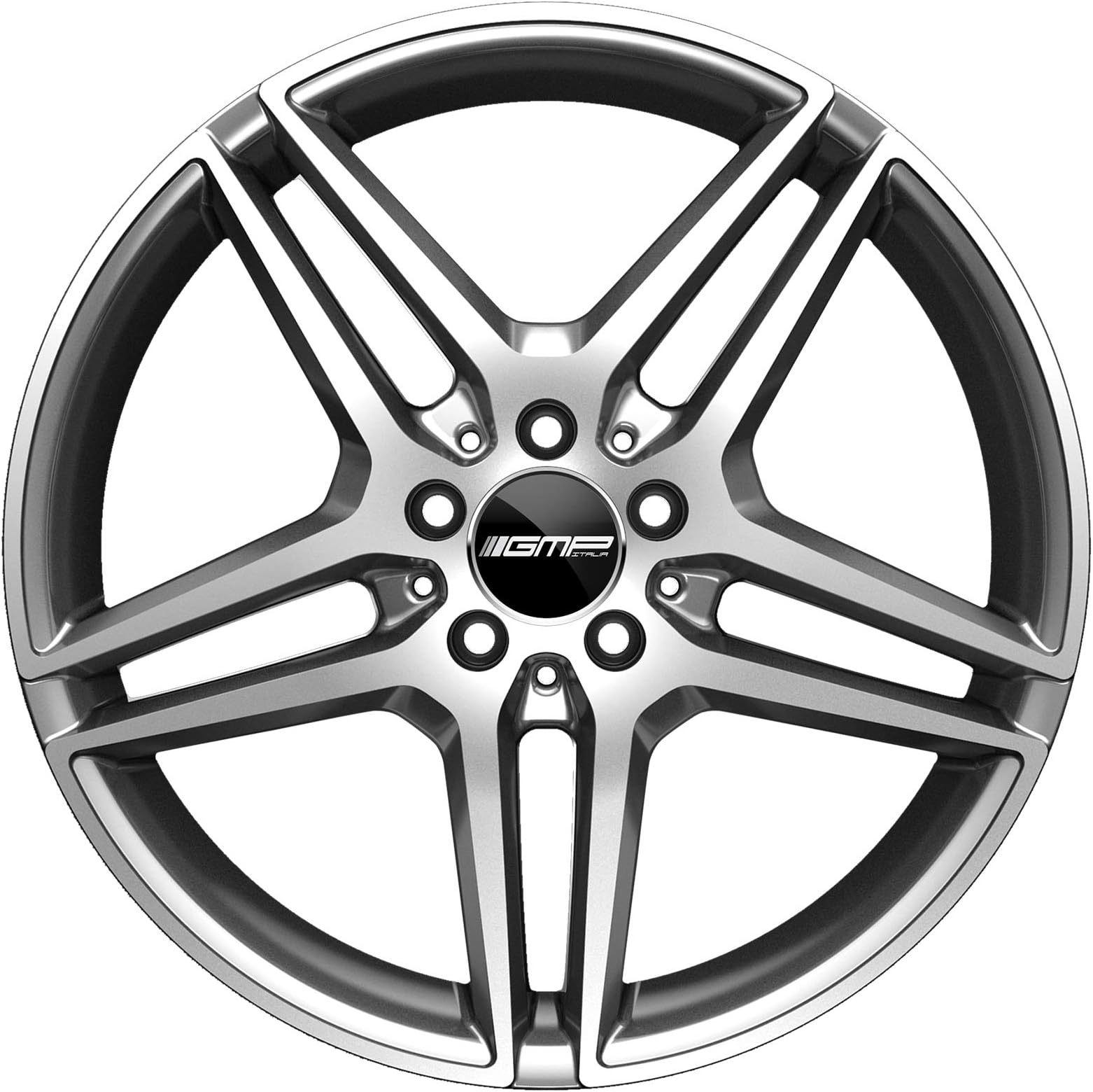 FELGA GMP MYTHOS 8X18 5X112 ET45/66.6 SZARY/POLER
