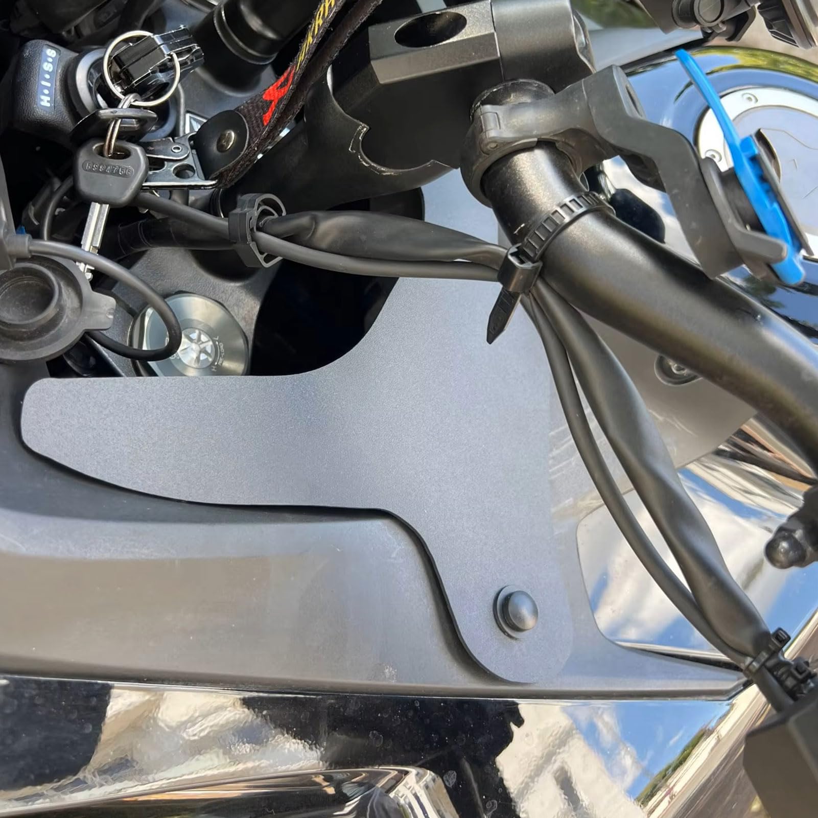 WOOGA Motorrad Cockpit Verkleidung Forkshield Aufwind Deflektor passend für HO&N&DA NT1100 NT 1100 Zubehör 2022 2023 2024
