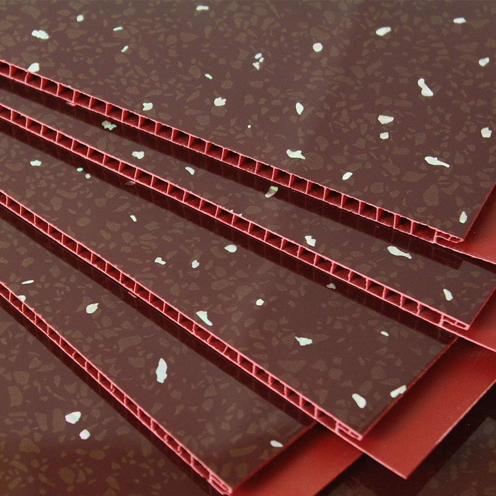 5mm Red Diamond Stone Wall Panels & Ceiling Panels AKA RED Sparkle. Tongue and Grooved . Ideal for your bath/shower walls going over tiles and on your ceiling 100% waterproof