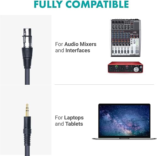 Miniatura 6 de Movo Kit de grabación de podcast para teléfonos inteligentes, paquete de 2 micrófonos de condensador, 2 soportes de micrófono de escritorio, 2