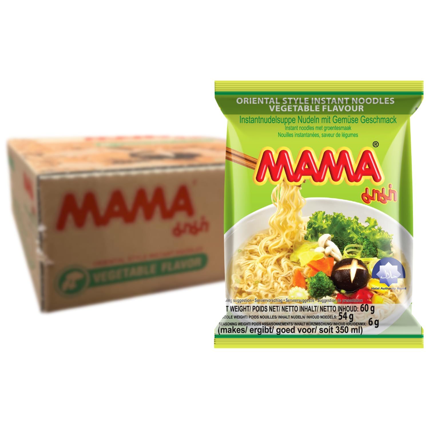 MAMA - Instant Nudeln Gemüse, 30er pack (30 X 60 GR)