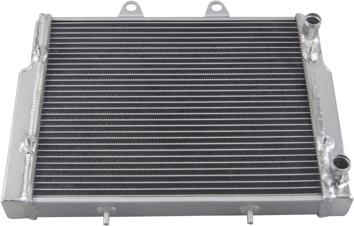 2 Row Aluminum Radiator for 2007-2017 Polaris RZR570 RZR800 RZR800S RZRS 800 RZR 4800 08 09 10 11 12 13 14 15 16