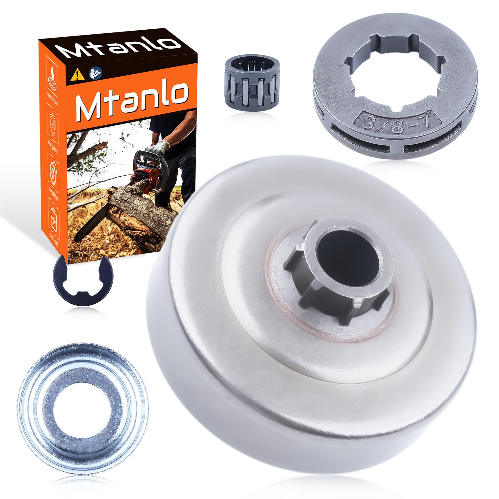 ミルコ Amazon.com: Mtanlo 3/8-7T Rim Sprocket Clutch Drum Kit for