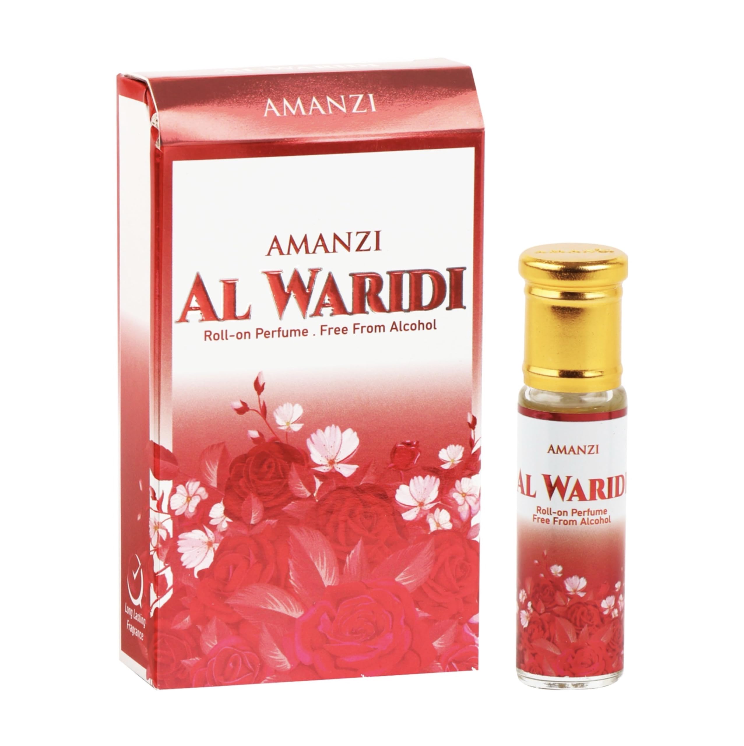 AMANZI Royal Rose (Al Waridi) Attar | 6ml Pack of 2 | Pure Ittar Roll-On Perfume for Men & Women | Long-Lasting Alcohol-Free Fragrance Oil with Rose, Musk & Woody Notes