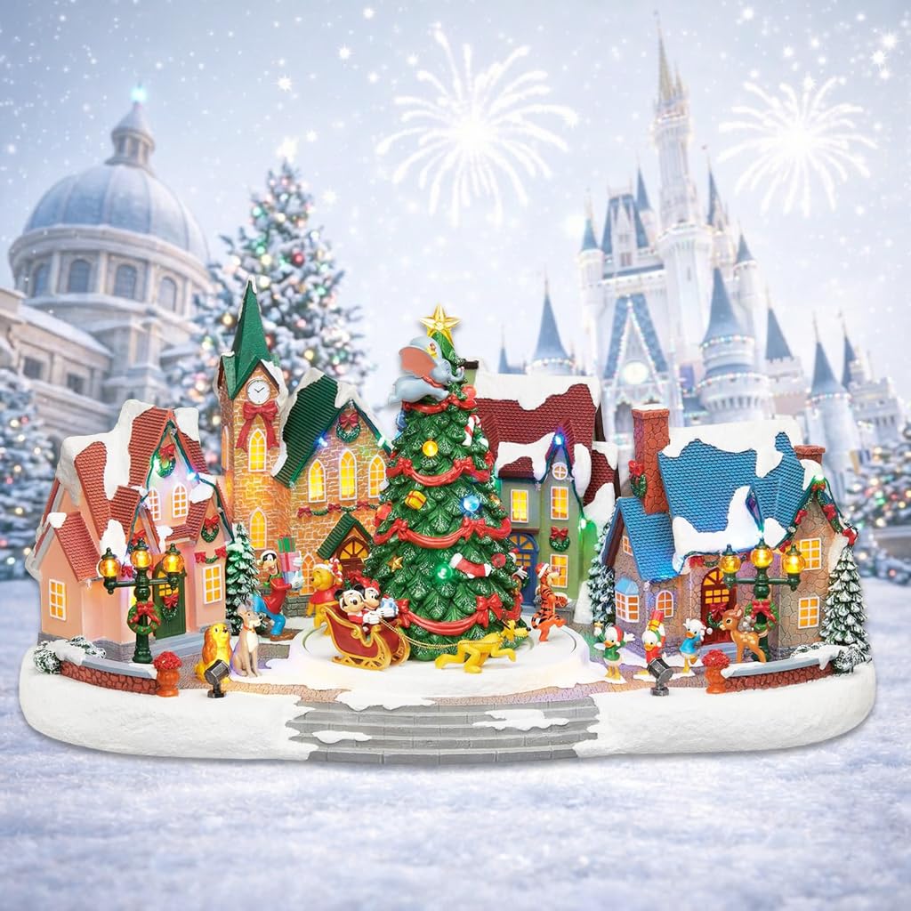 Amazon.com: MOMENTS IN TIME Animated Disney Holiday Town Scene Amazon.com: MOMENTS IN TIME Animated Disney Holiday Town Scene