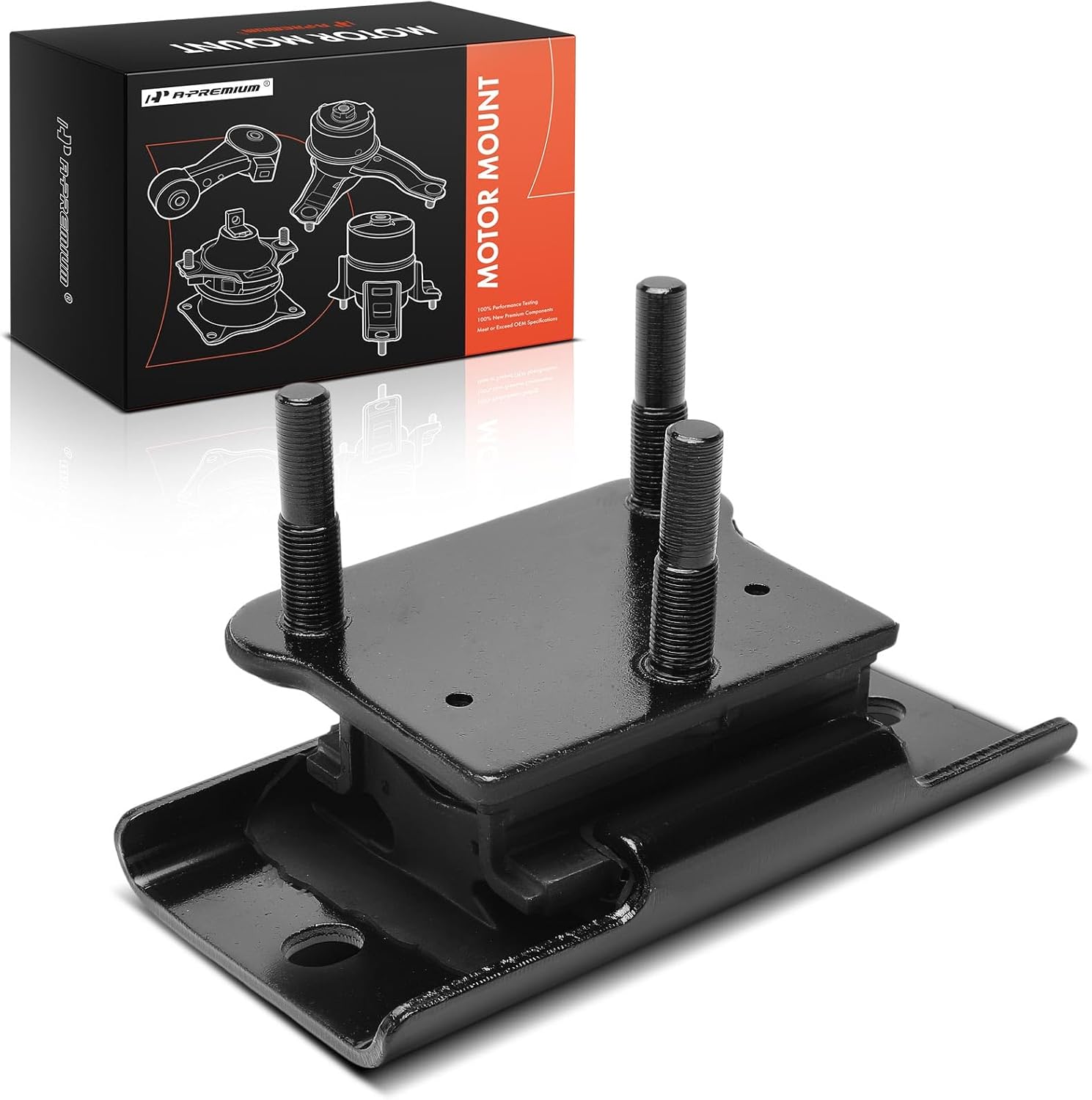 A-Premium Rear Side Transmission Mount Compatible with Nissan Frontier 2005-2020, Pathfinder 2005-2012, Xterra 2005-2015 & Suzuki Equator 2009-2012, 4.0L, Automatic Transmission, 4WD