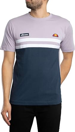 ellesse Mens Venire T-Shirt, Purple/Navy
