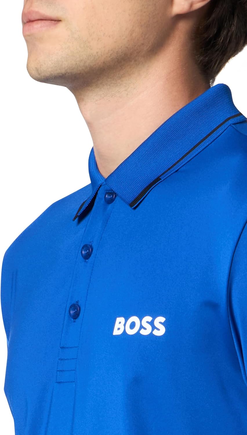 BOSS Mens Paul Pro Performance Polo Shirt - Image 3