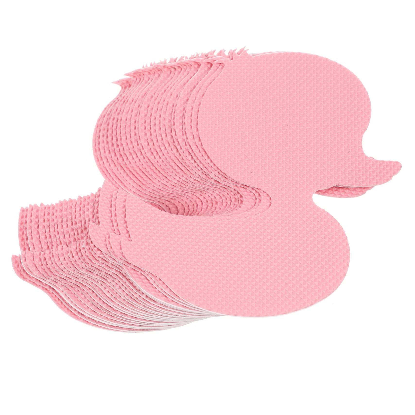 Ciieeo 120 Piezas Pegatinas de bañera Antideslizantes cojín de baño para bebé niño Pegatinas en Forma de Pegatinas baño Pegatinas Antideslizantes Piso Pato Decorar Apliques mañana Rosa