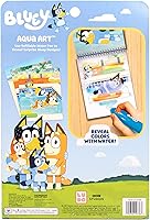 Vista 7 de Horizon Group USA Bluey Aqua Art - Hojas de actividad reutilizables con revelación de agua y bolígrafo de agua para dibujo y coloreado sin manchas