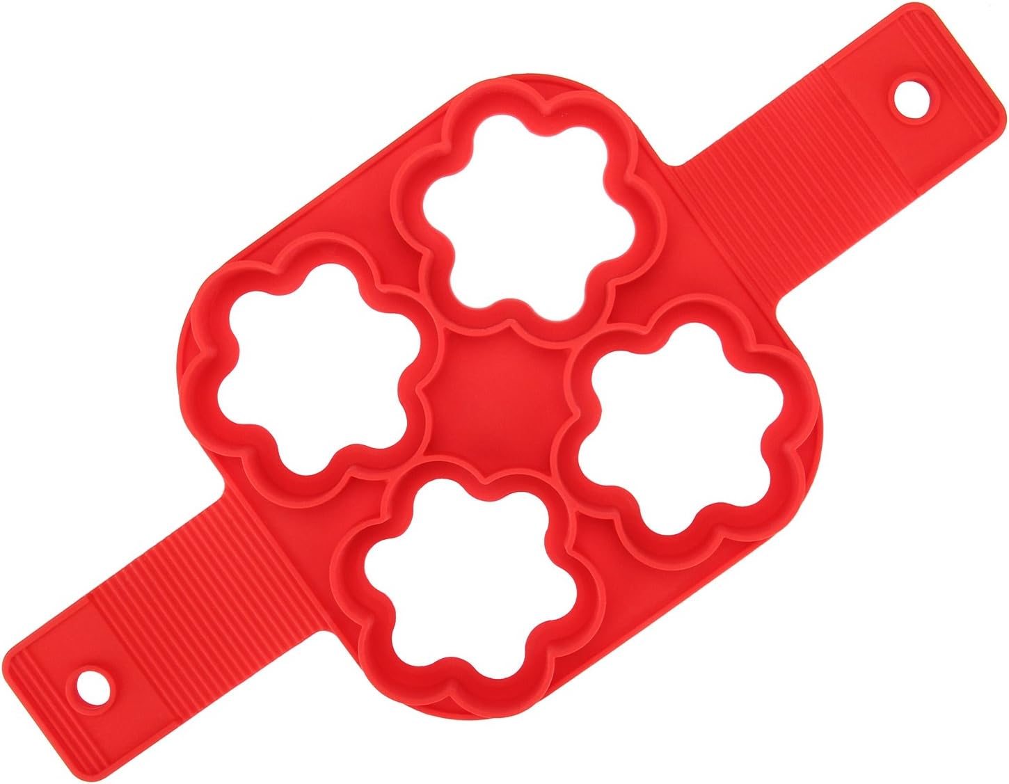 Pancake Moulds, Pupow 2017 New Premium Silicone Cookies Moulds Dishwasher Safe Pancake Egg Mold Baking Mould, Fantastic DIY Cupcake Pastry Mould Tool (Flower Shape)