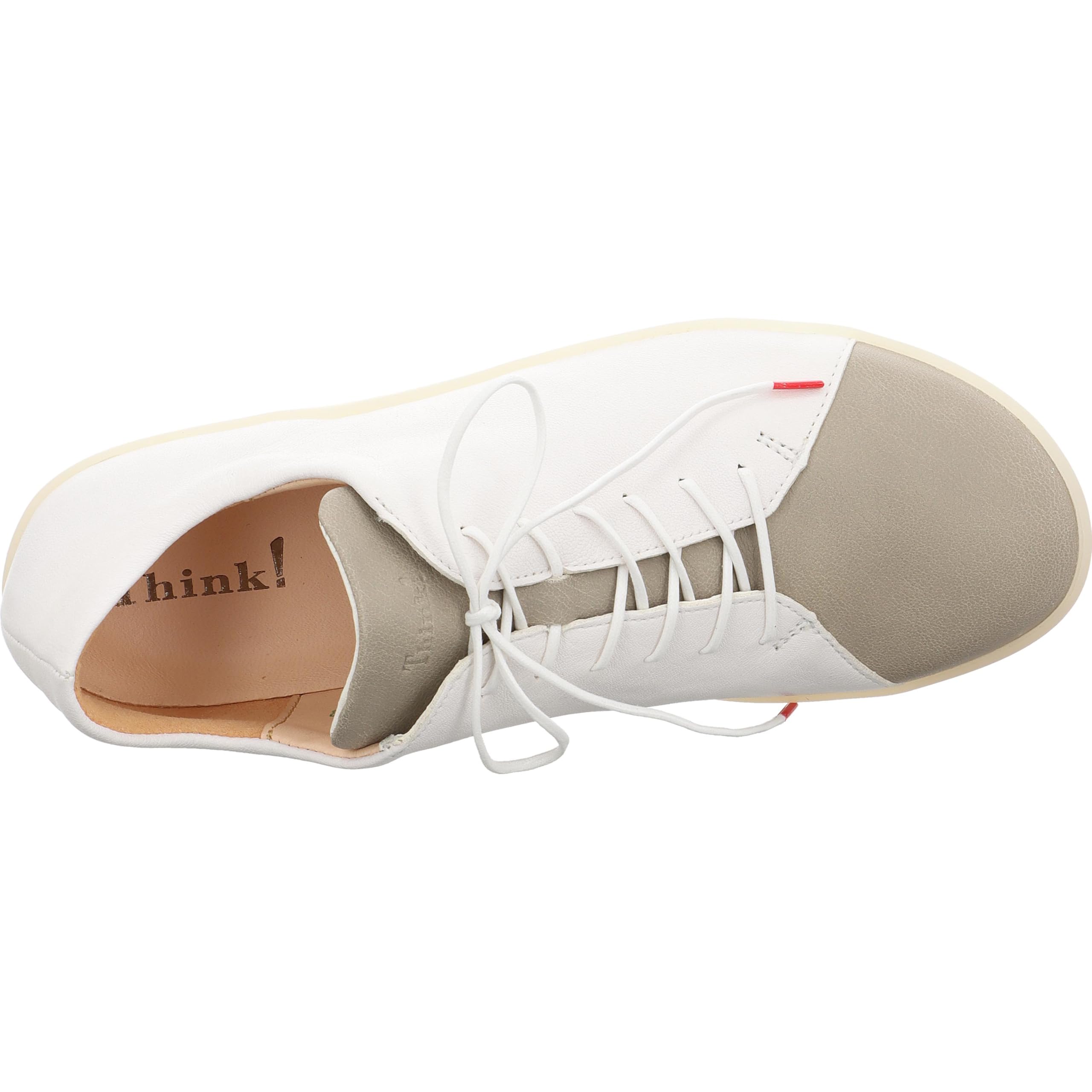 Think! Damen Herausnehmbare und Langlebige, Chromfreie Innensohle, NaturfarbenSneaker