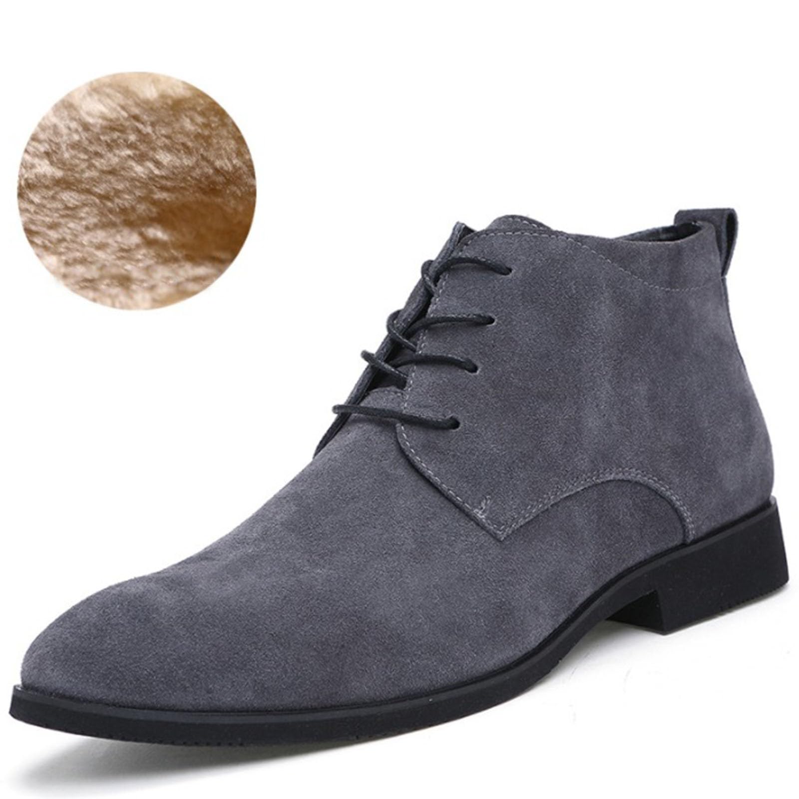 Stivaletti da uomo in pile termico, 38-48 EU, comodi ed eleganti