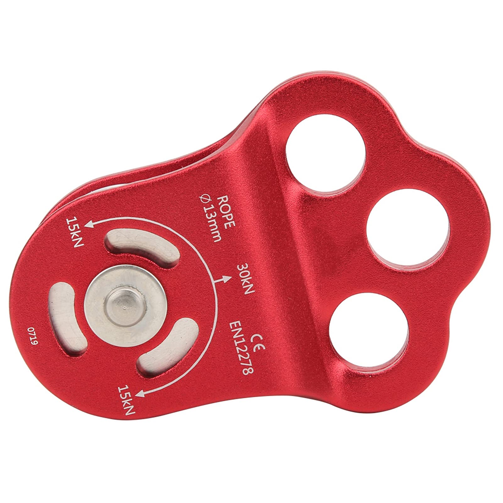 ThreeHole Climbing Single Pulley, Sturdy and for Fire Rock Climbing