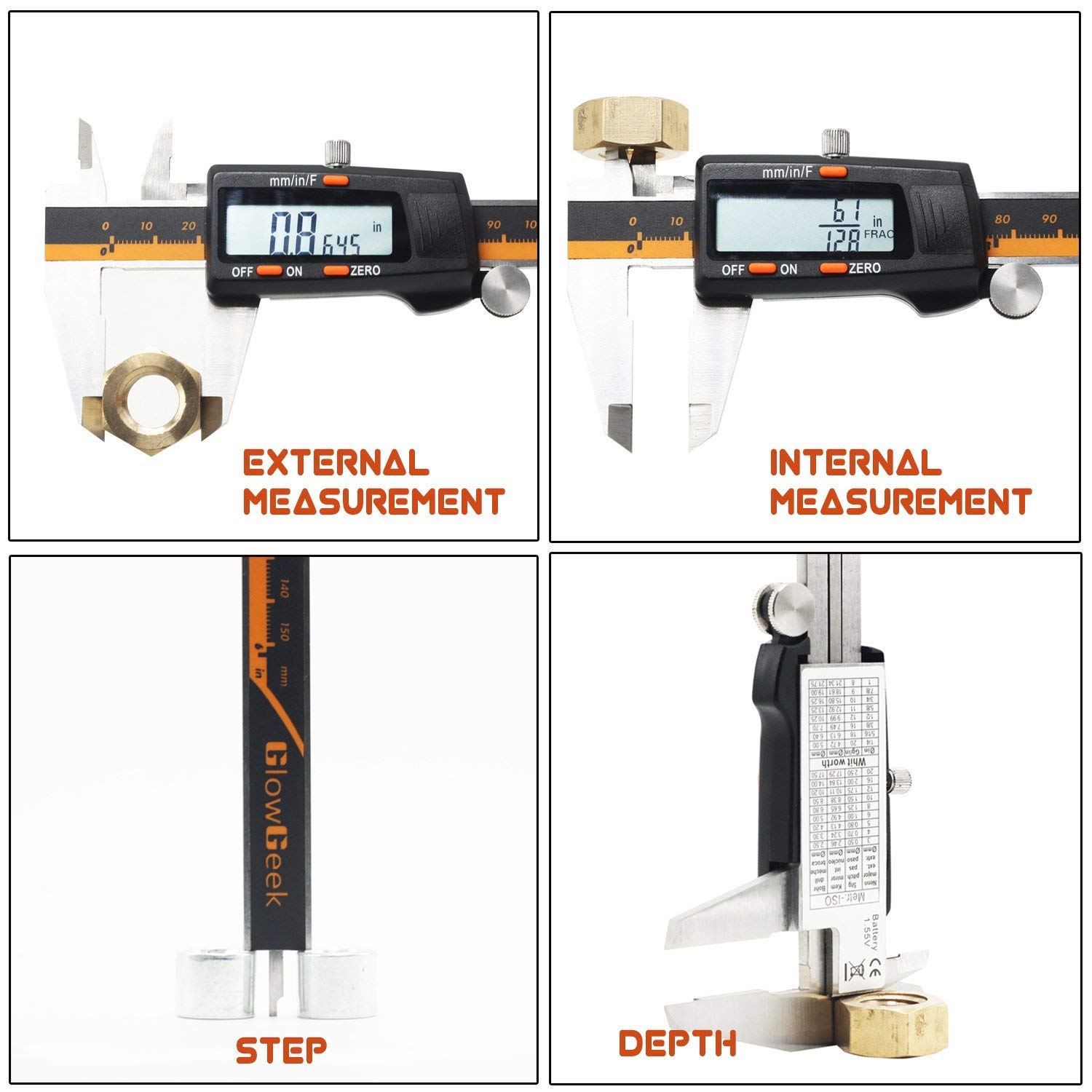 Buy Mitutoyo 50019620 Digital Vernier Caliper (150mm, 6 inch scale