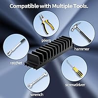 Vista 4 de 44 PCS Plier Organizer for Toolbox & Tool Drawer, Modular Desgin Plier Holders, Modular Toolbox Organizer System for Professional and DIY Mechanics