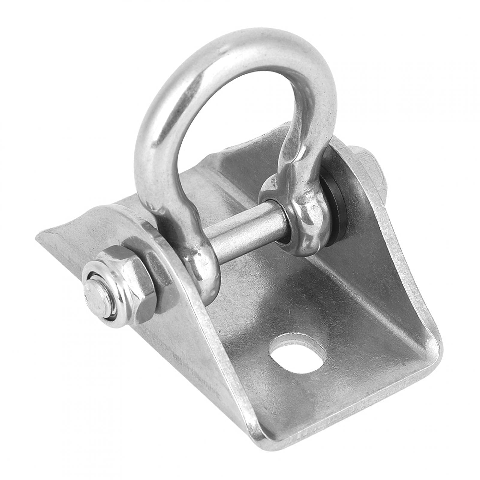 Fyearfly Ganci Soffitto Acciaio Inox, Ganci Altalena con Viti per Portico Dondoli Area Giochi Gym Sacco da Boxe Fune Amache Sedie Sospese Yoga Sospensione Ferramenta con Piastra Fissa