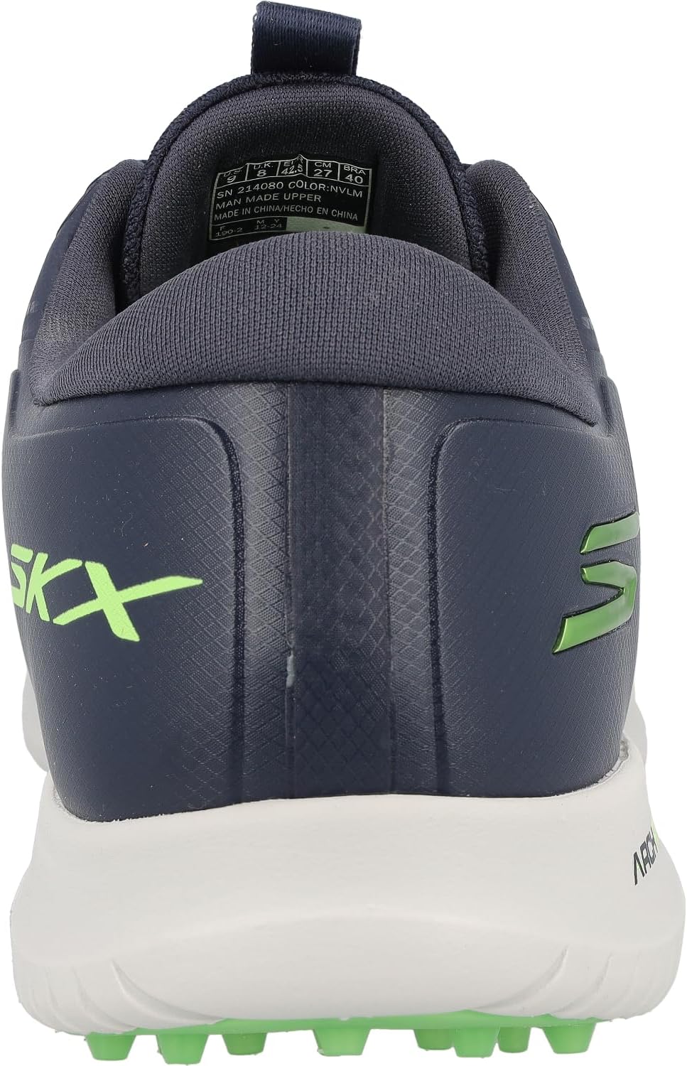 Skechers - Mens Go Golf Max 3 Sneakers Shoes, Color Navy/Lime, Size: 8 XW US - Image 7
