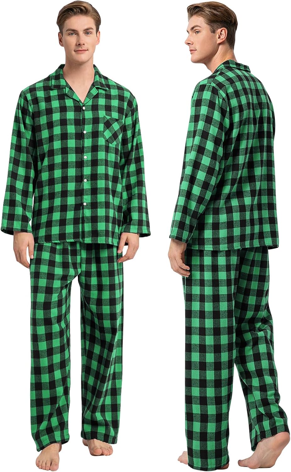 Schbbbta Family Matching Pajamas Holiday Sleepwear Long Sleeve Pjs Sets - Image 4