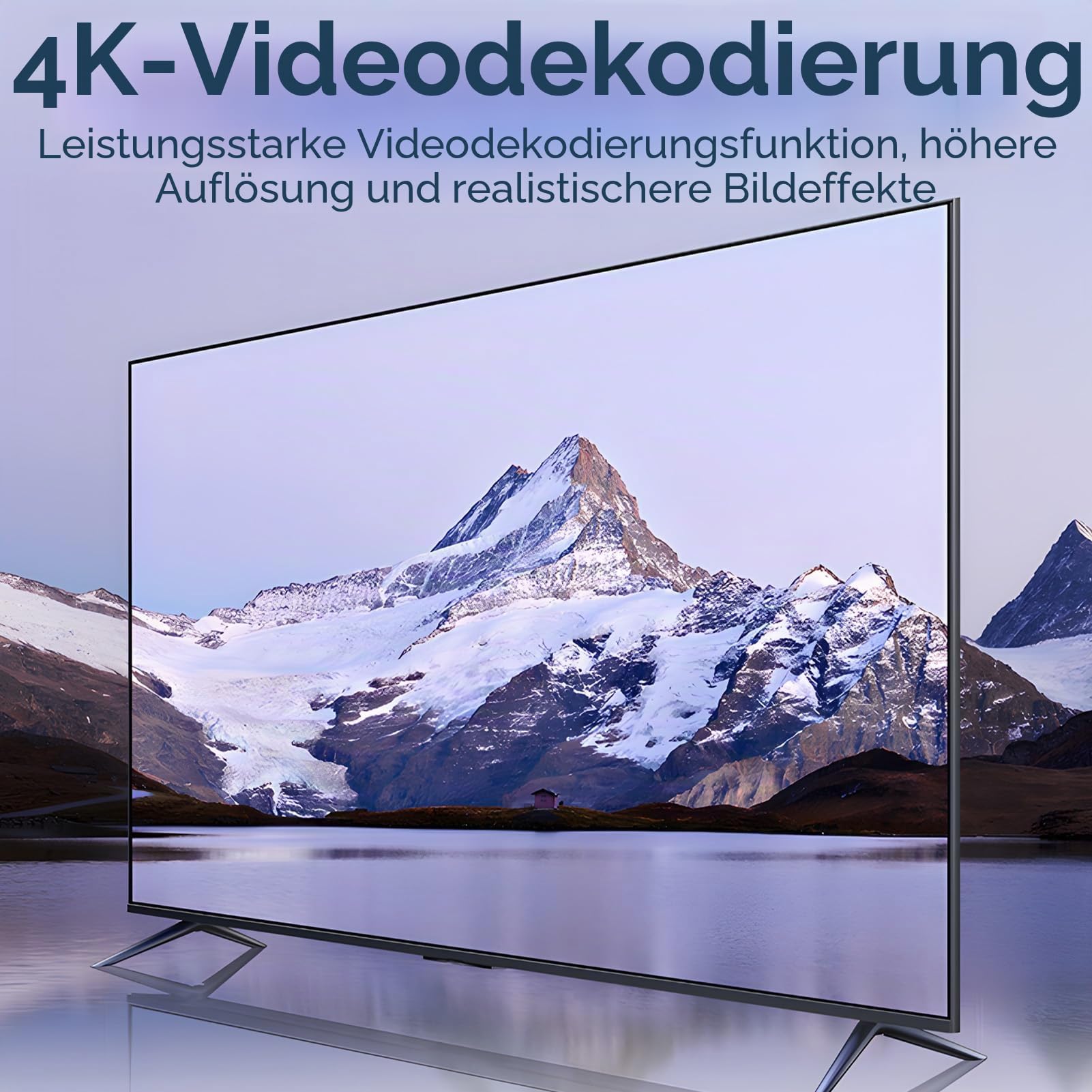2er-Pack 4K kabelloser HDMI-Streaming-Stick, Spiegelungsadapter für TV/PC/Mobil, Plug & Play Smart Media-Receiver, Zugriff auf alle Kanäle, Ultra HD-Casting-Gerät