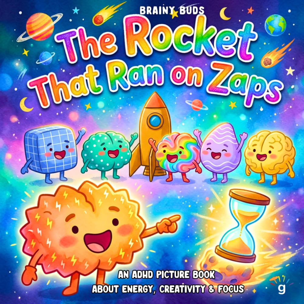 An ADHD Picture Book About Energy, Creativity & Focus for Kids Ages 3–7: Neurodiversity-Affirming SEL Story about Busy Bodies, Fast Minds and Big ... SEL Books for Kids – The Brainy Buds Series)