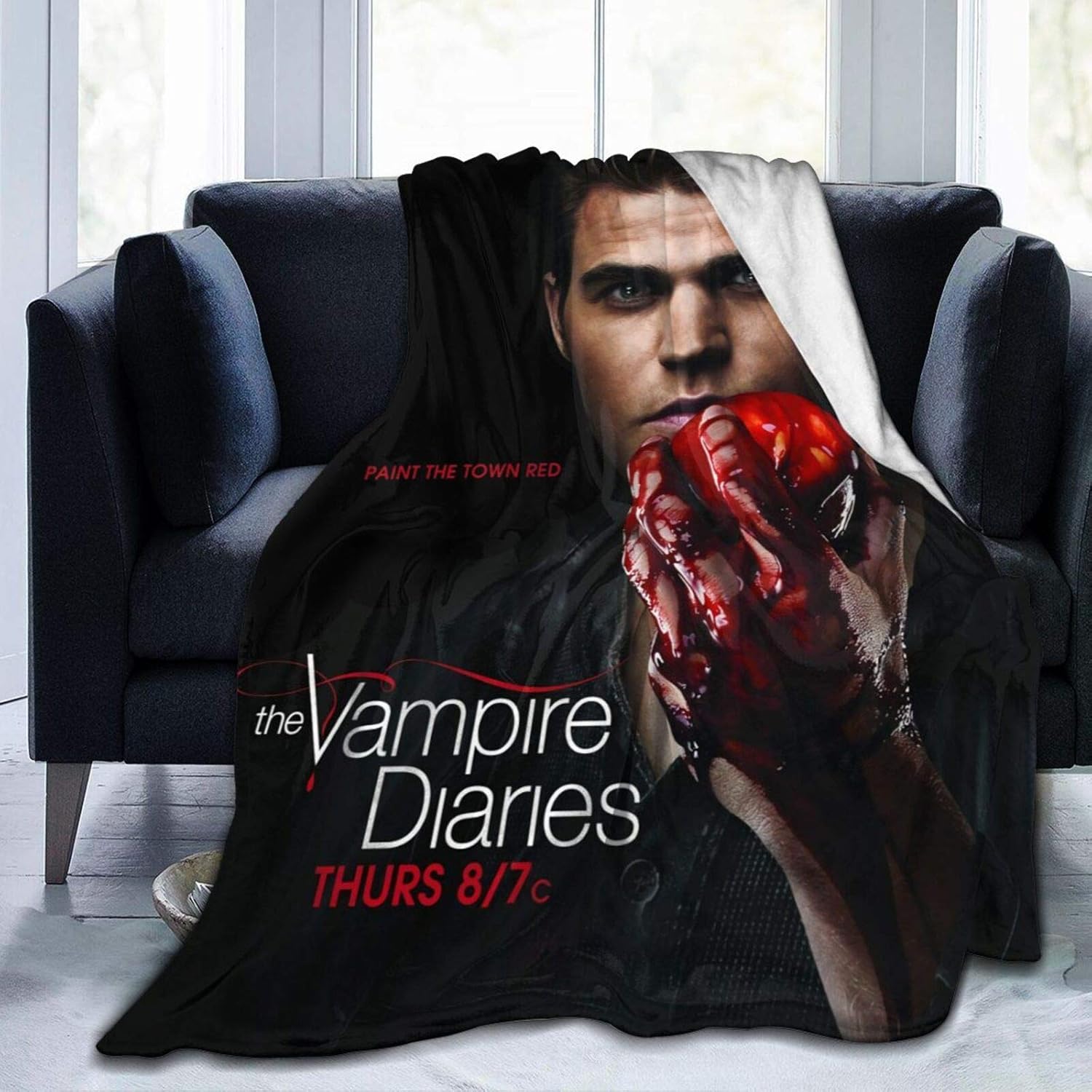 The Vampire Diaries Flannel Fleece Blanket Luxury Throws