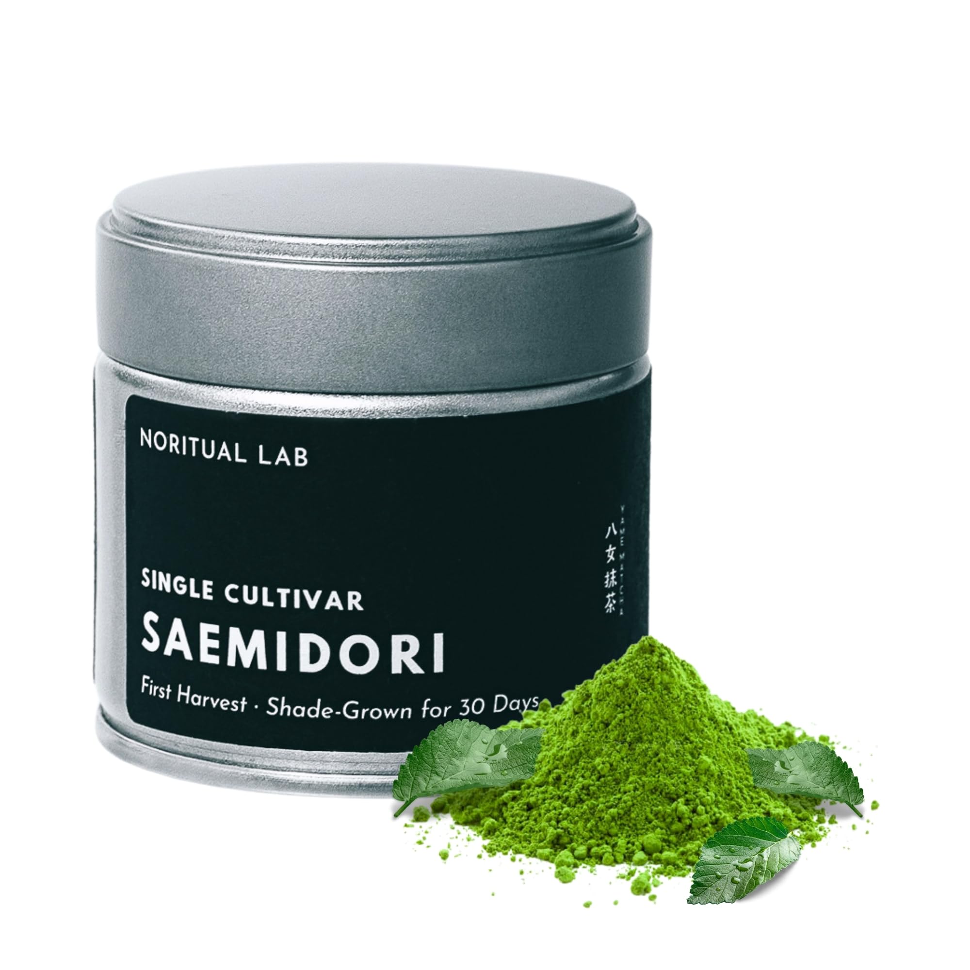 Single Cultivar Matcha - Ceremonial Grade - Saemidori Grüntee-Pulver aus Japan - Original Japanischer Tee der Ersten Ernte - 100% Natürlich und Laborgeprüft - 40g