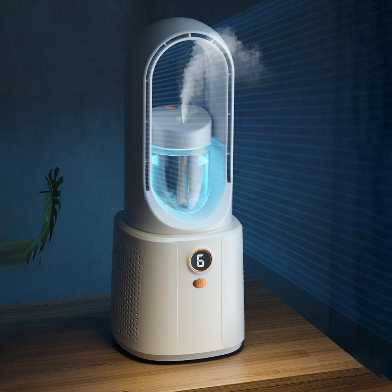 Ventilateur Sans Lame Pour Chambre Portable Silencieux Avec Humidificateur