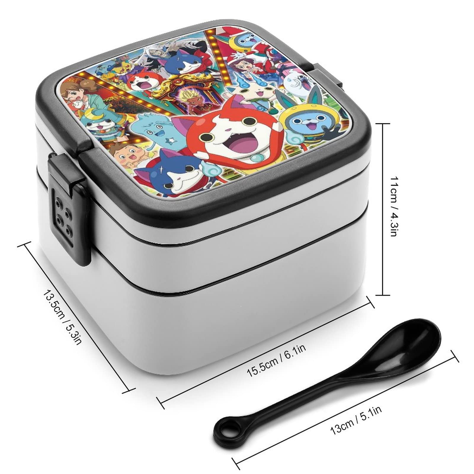 Amazon | 妖怪ウォッチ 弁当箱 ランチボックス 二段 ふわっと盛れる