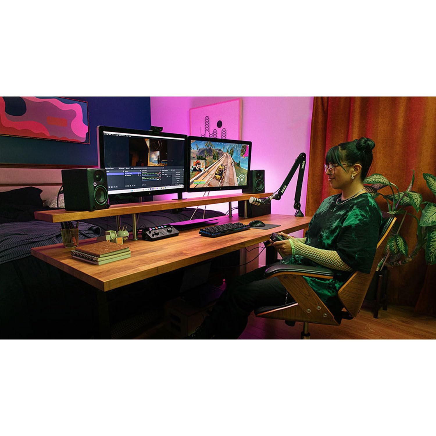 Mackie CR4.5BT Moniteur de studio actif 2 voies haut-parleur Bluetooth avec 2 câbles jack Keepdrum