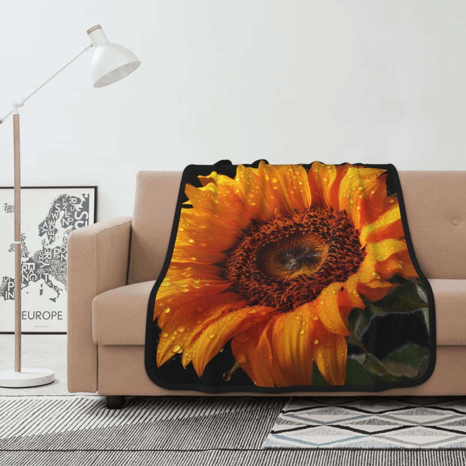 Couverture en flanelle pour cocooning au salon devant la télé ou au lit