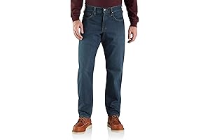 Flannel-Lined 5-Pocket Jean for Men