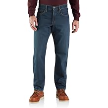 Carhartt Mens Relaxed Straight Rugged Flex Lined Jean