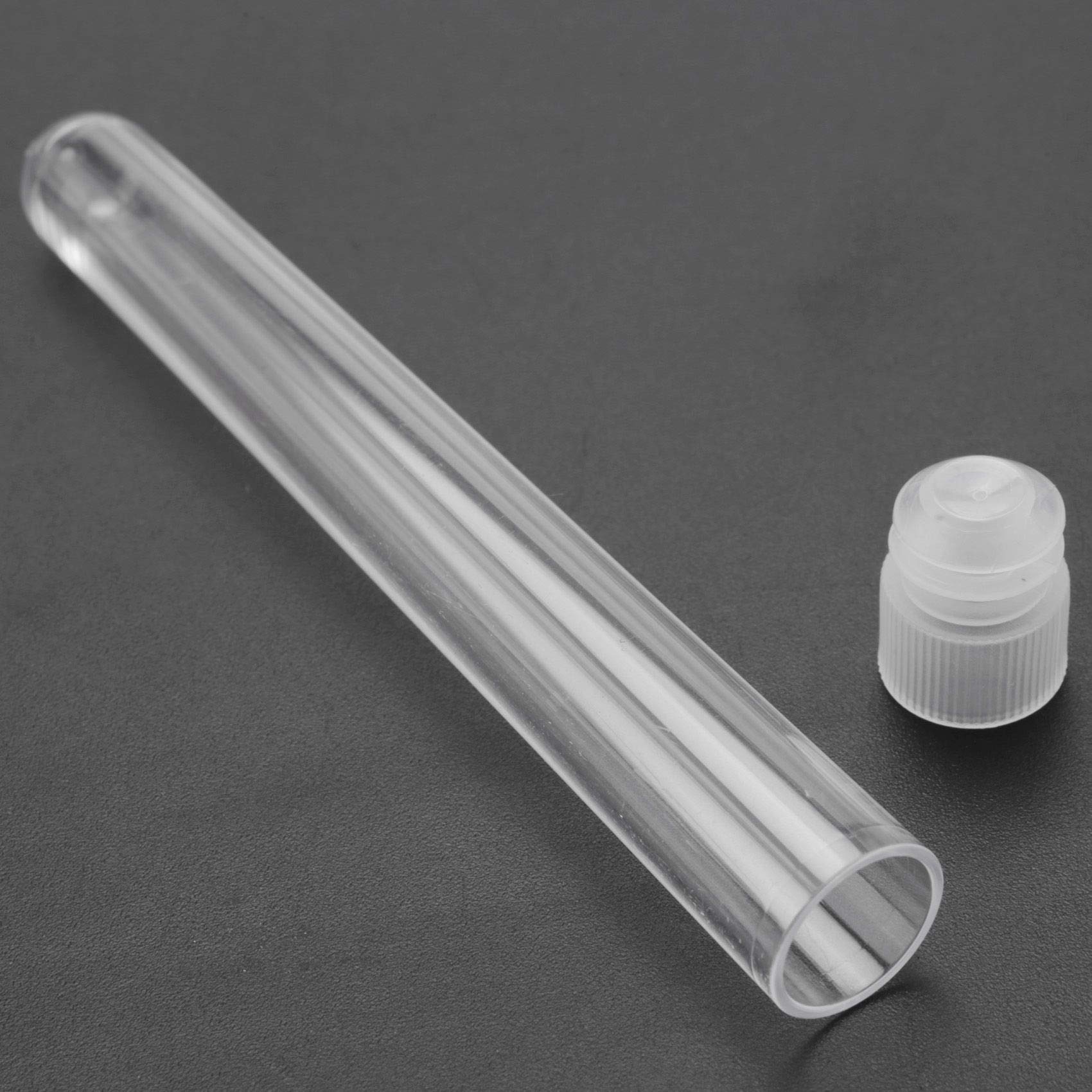 100 Fiale Di Prova In Plastica Trasparente Da Laboratorio Da 12 X 100 Mm Con Tappi A Pressione~p134794327 - Foto 5