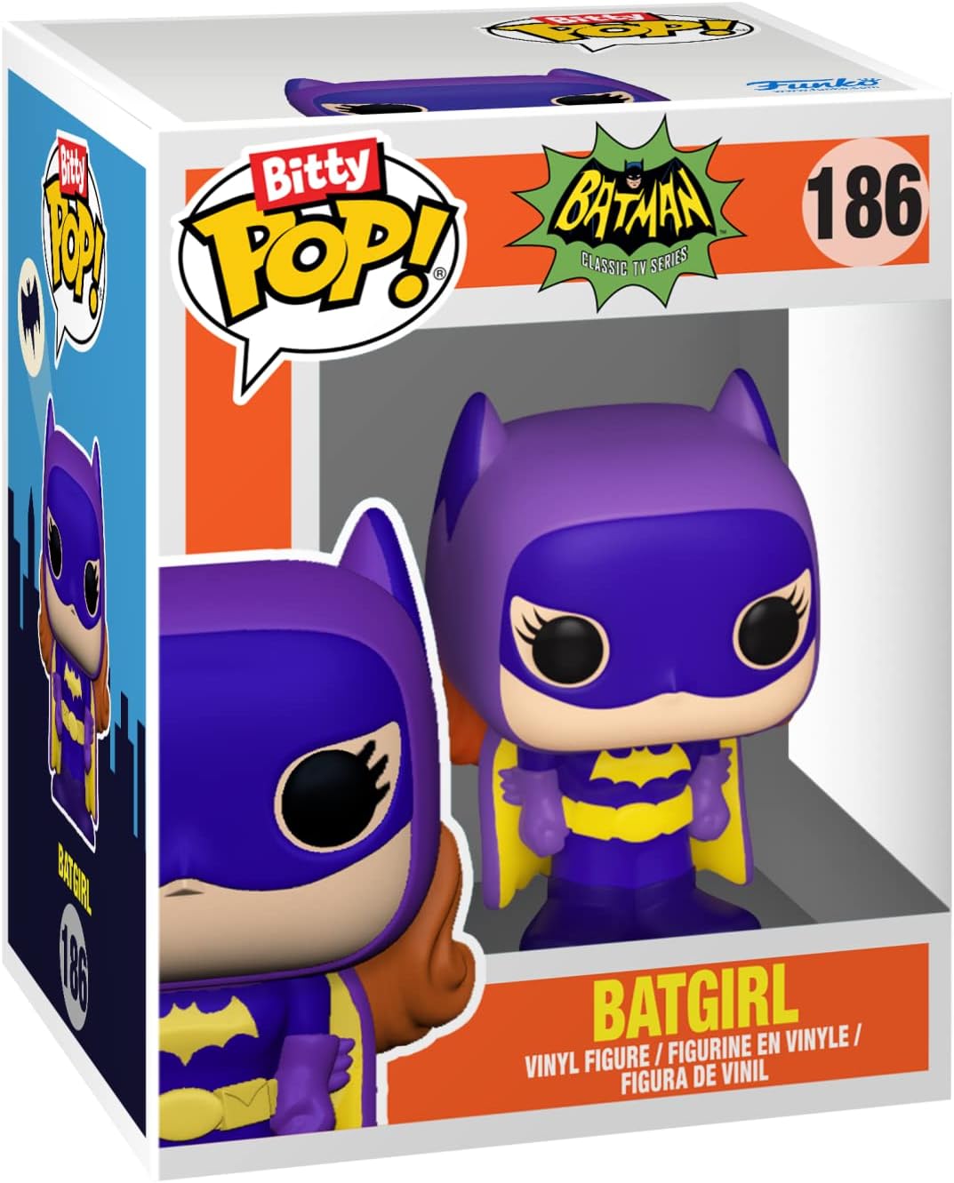 Funko Bitty POP! DC - Batgirl, 4-Pack - Batman, Batgirl, the Riddler and A Surprise Mystery Mini Figure - 0.9 Inch (2.2 Cm) - DC Comics Collectable - Stackable Display Shelf Included - Gift Idea