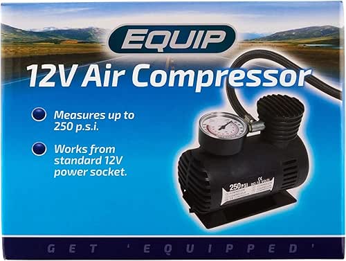 EQUIP EAC004 Car Tyre Air Compressor Inflator 150psi Garage Workshop