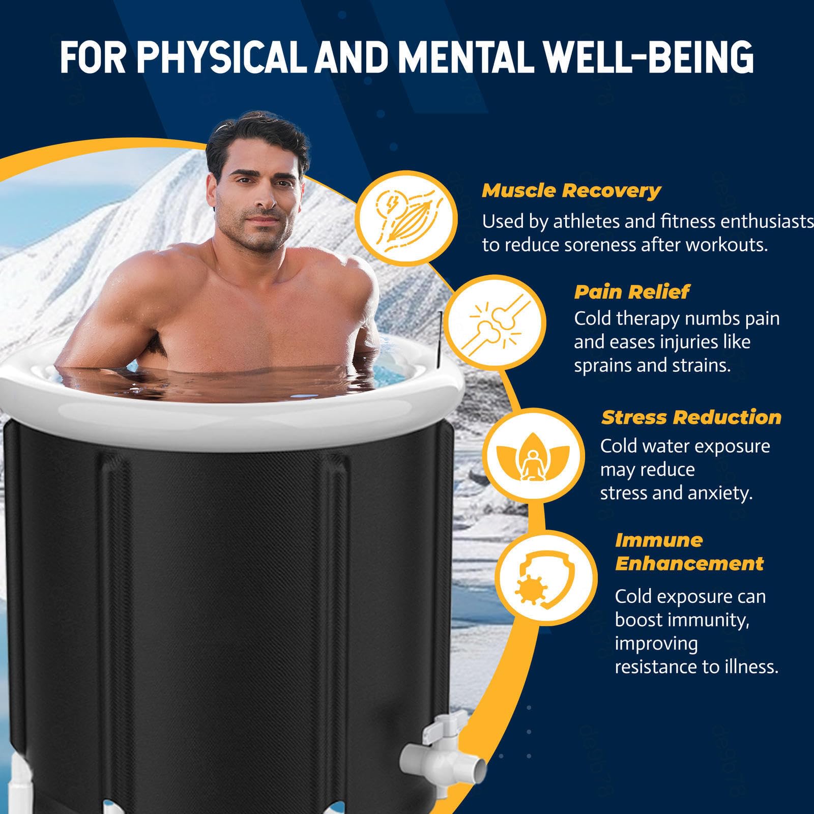 ポータブルバスタブ、 サウナ 水風呂、 SPA　超大型4層折りたたみ ポータブルバスタブ、 サウナ 水風呂、 SPA 超大型4層折りたたみ