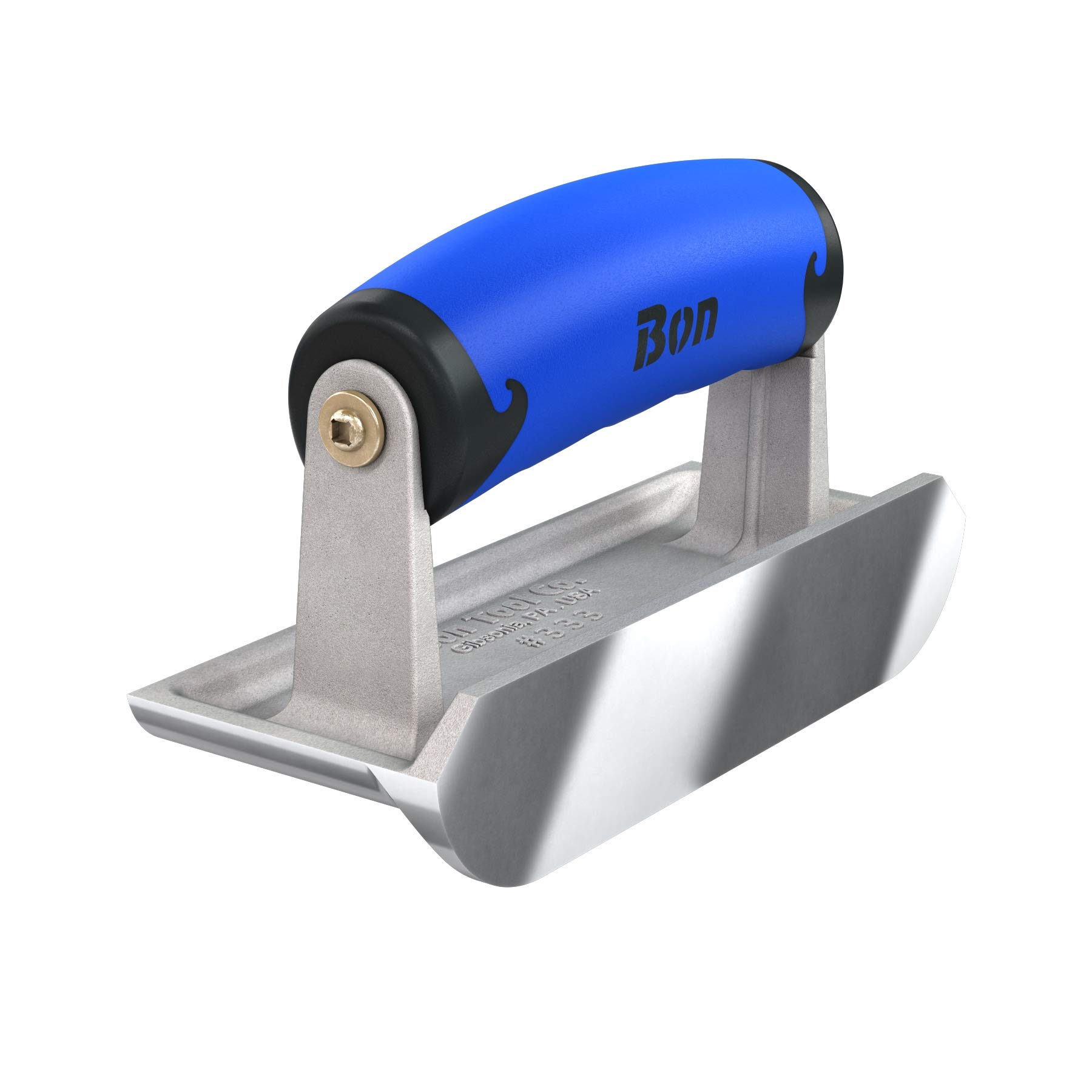 Bon 88-333 - Canteadora para hormigón, con mango ergonómico, acero inoxidable, 15,2 x 5,7 x 8,9 cm
