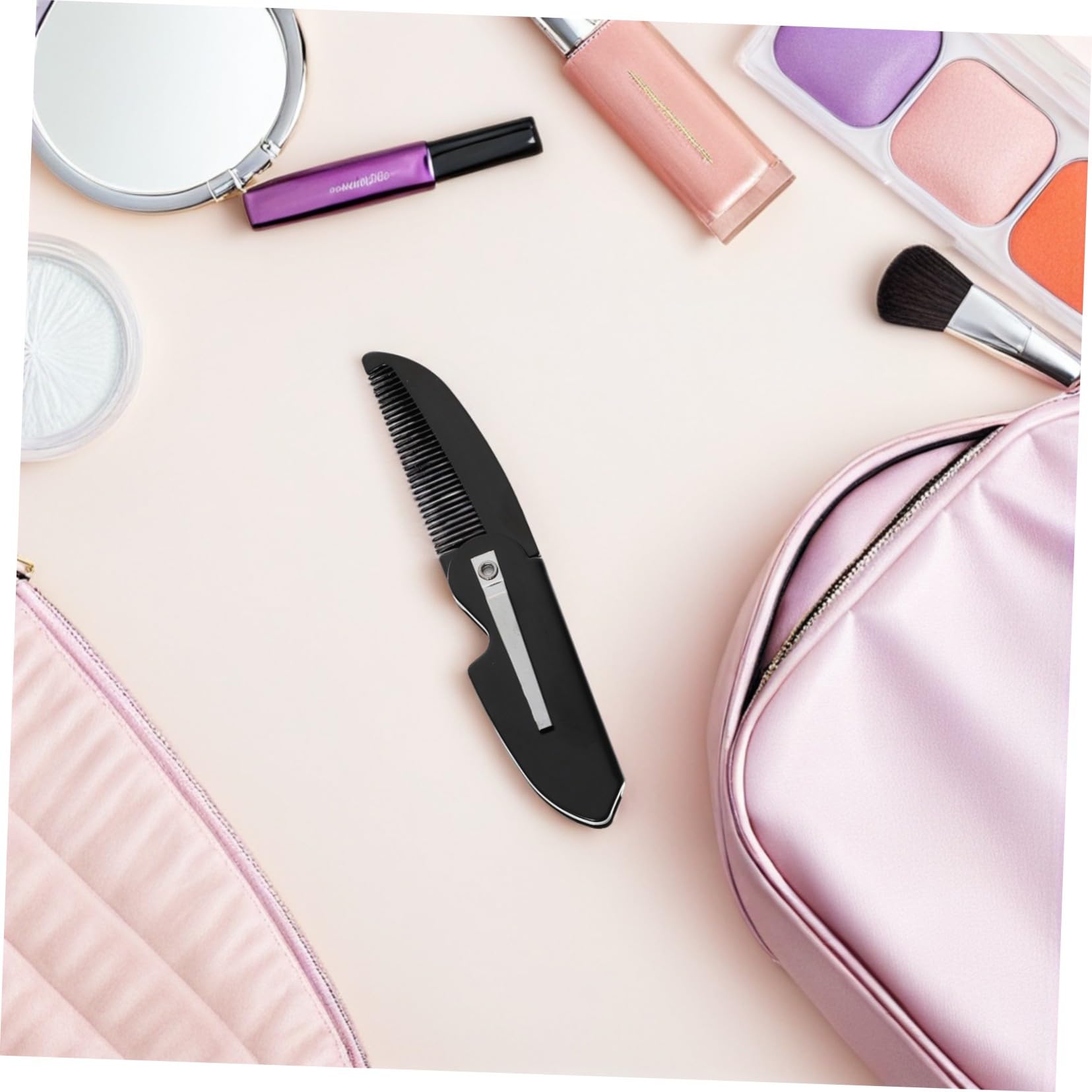 10 Pezzi Pettine per Piccolo e Compatto in Plastica Resistente Design Portatile e Richiudibile per Styling e della in Viaggio
