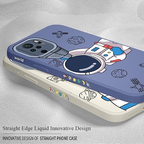 Miniatura 7 de Funda para telescopio astronauta para Xiaomi Note 10 10S 9T 9 8 7 Pro Max para Redmi 10 9 9A 9T K40 K30 K20 Pro Funda de teléfono ultrafina, gris