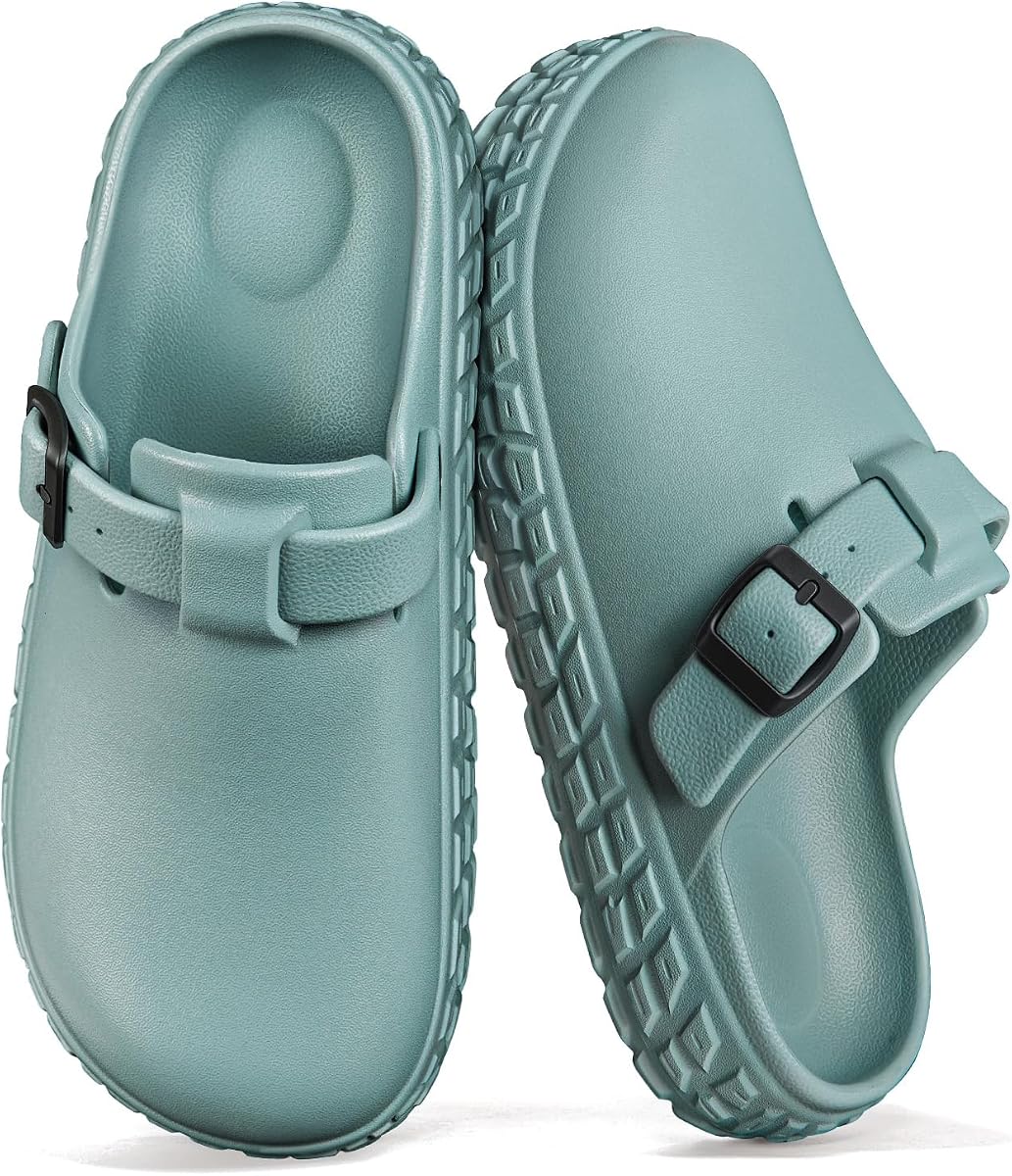 BULLIANT Women's Clogs Mules Unisex for Garden Beach Water Fun-Lightweight | EVA Cushioned Footbed| Arch Support | Slip-resistant