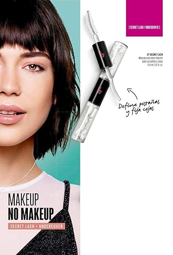 Miniatura 6 de Cyzone Cy Secret - Máscara de pestañas de gel para pestañas y cejas, separa y define las pestañas y cepilla suavemente las cejas. 20 onzas