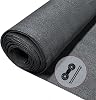 VOUNOT Zaunblende 1×10m Sichtschutz Zaun 150 g/m² HDPE Schattiernetz Windschutz UV-resistent Reißfest 85% Beschattungsgrad mit Löcher und Kabelbinder Anthrazit