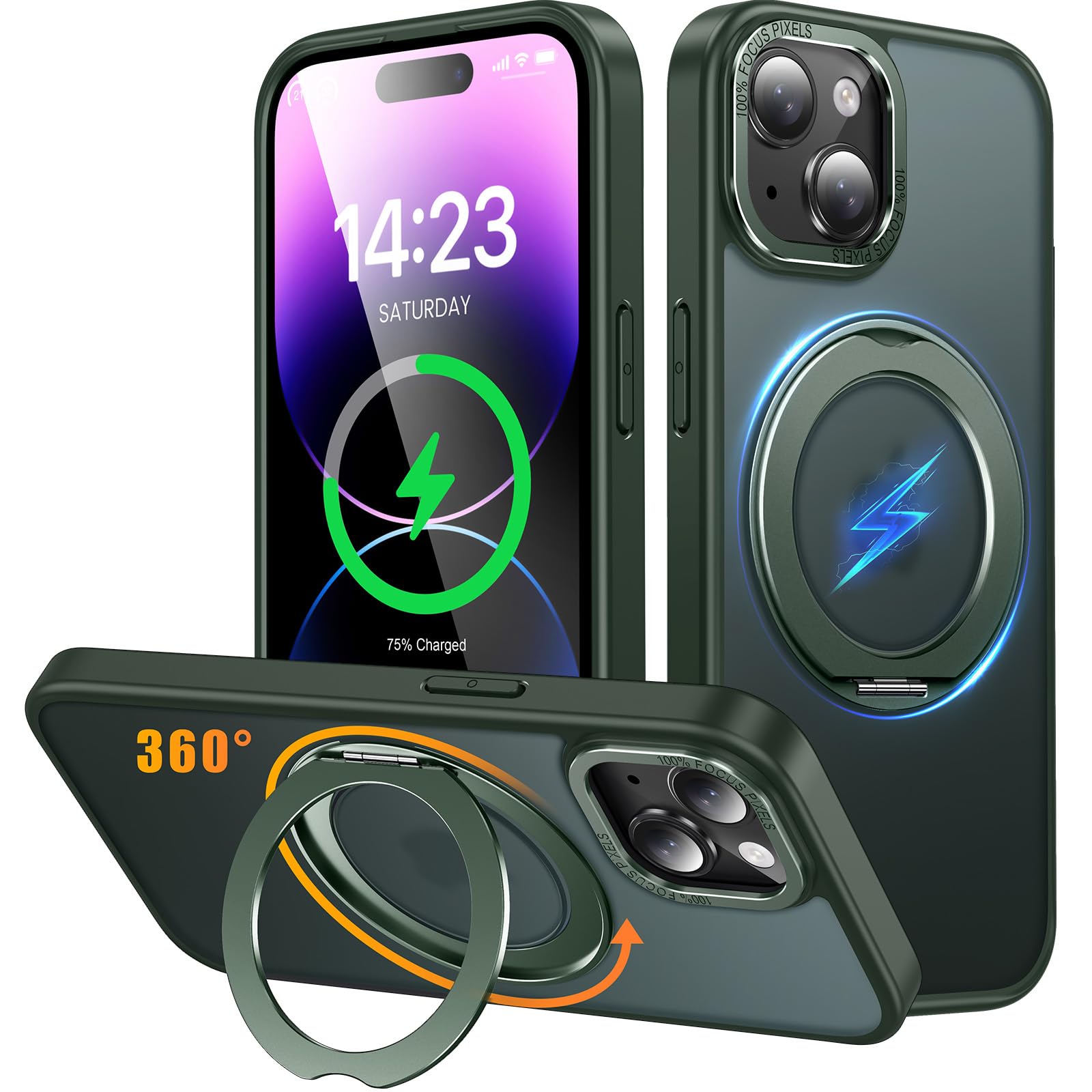 iPhone 13 iPhone 14 携帯ケース　黒　ワイヤレス充電対応 iPhone 13 iPhone 14 携帯ケース 黒 ワイヤレス充電対応 楽天