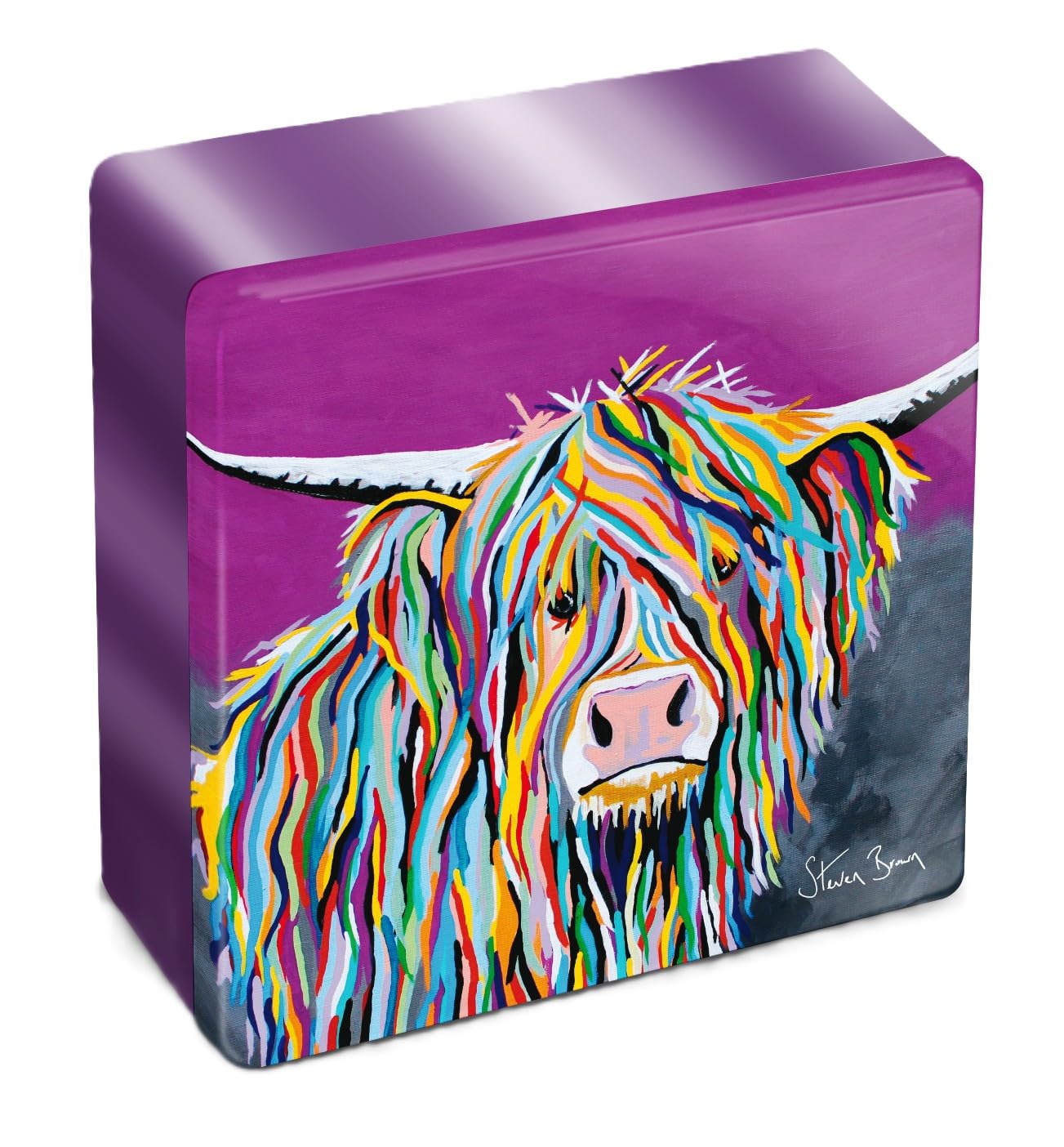 Dean's Steven Brown Angus McCoo Shortbread Rounds – 150g Decorative Tin | All Butter Scottish Shortbread | Collectible