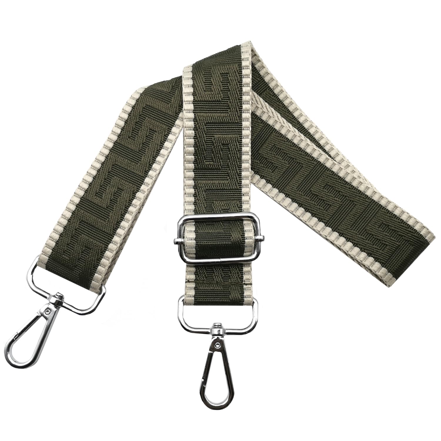 Tracolla Regolabile Per Borsa Donna - Cinghia Colorata Larga 3.8cm, Con Moschettoni Argento, Lunghezza 80-130cm - Foto 10