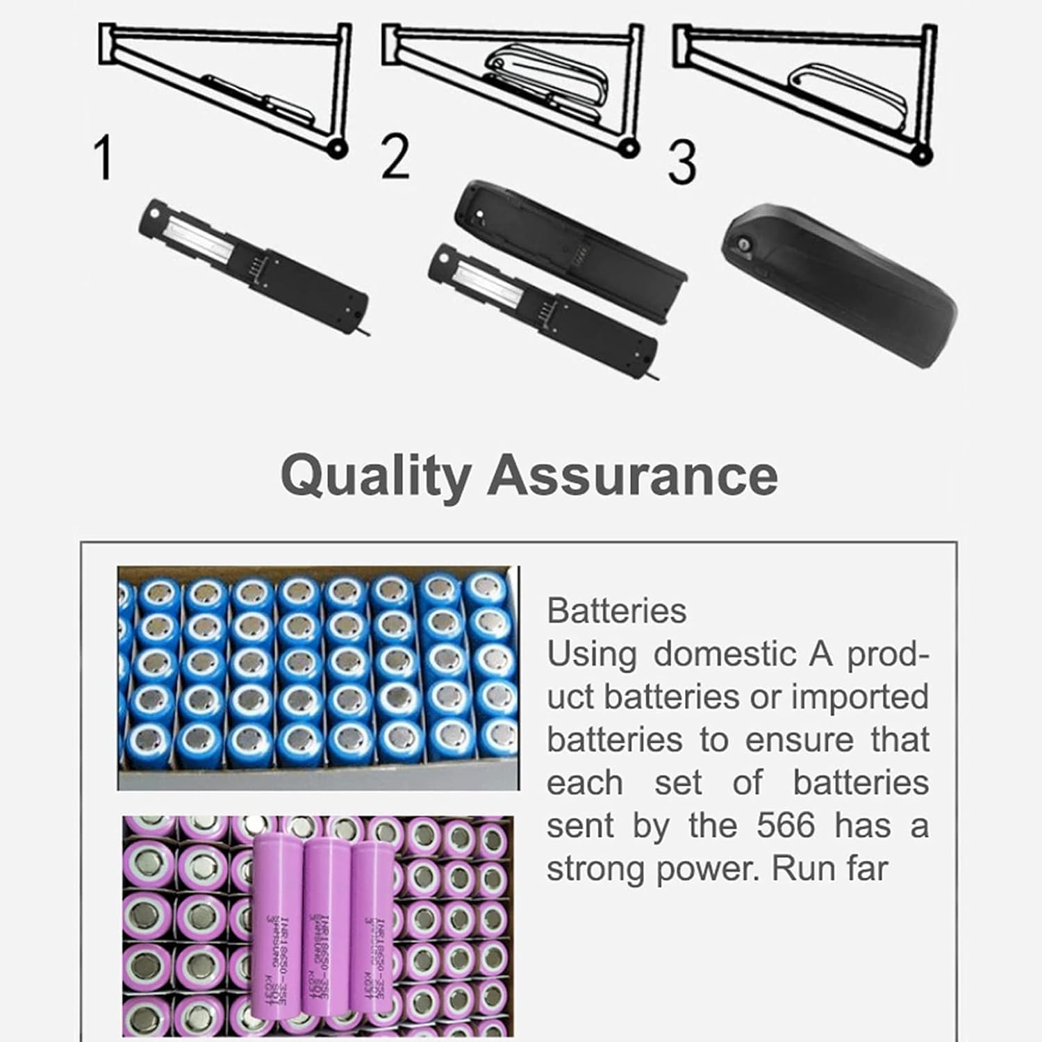 Batteria per e-bike 36/48 V/52 V, 13 Ah/15 Ah/17,5 Ah al litio (con caricatore), pacco batteria 18650 per e-bike, kit di conversione del motore per mountain bike (48V 17.5AH Samsung/LG Cell)
