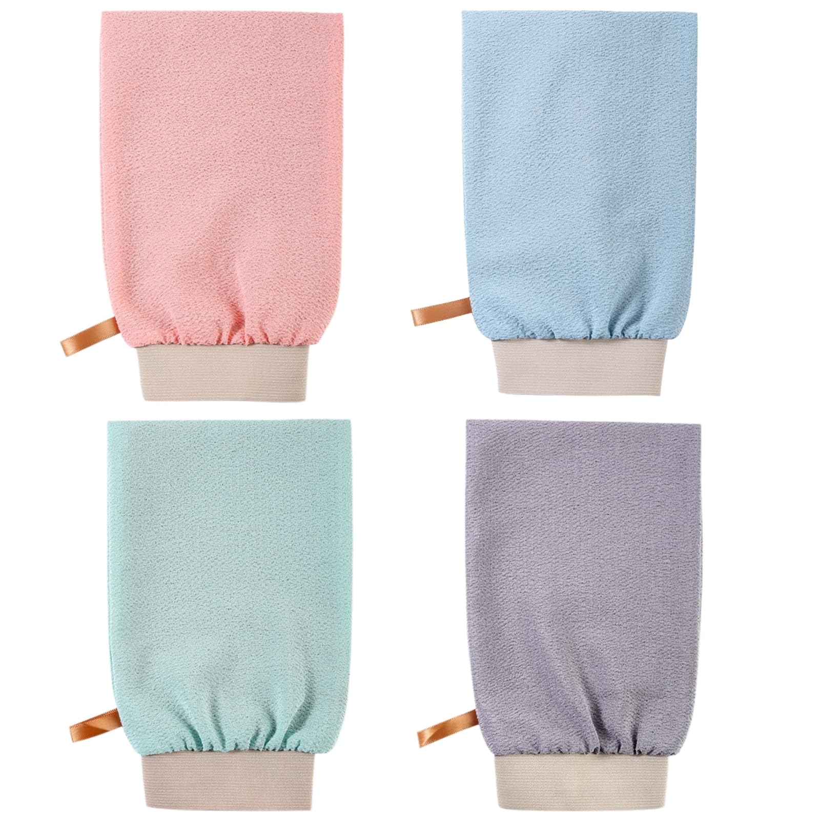Cleanlogic Peeling-Handschuh Aus Bio-Baumwolle – 3er Pack, Für Körperpeeling & Hauterneuerung | Vegan